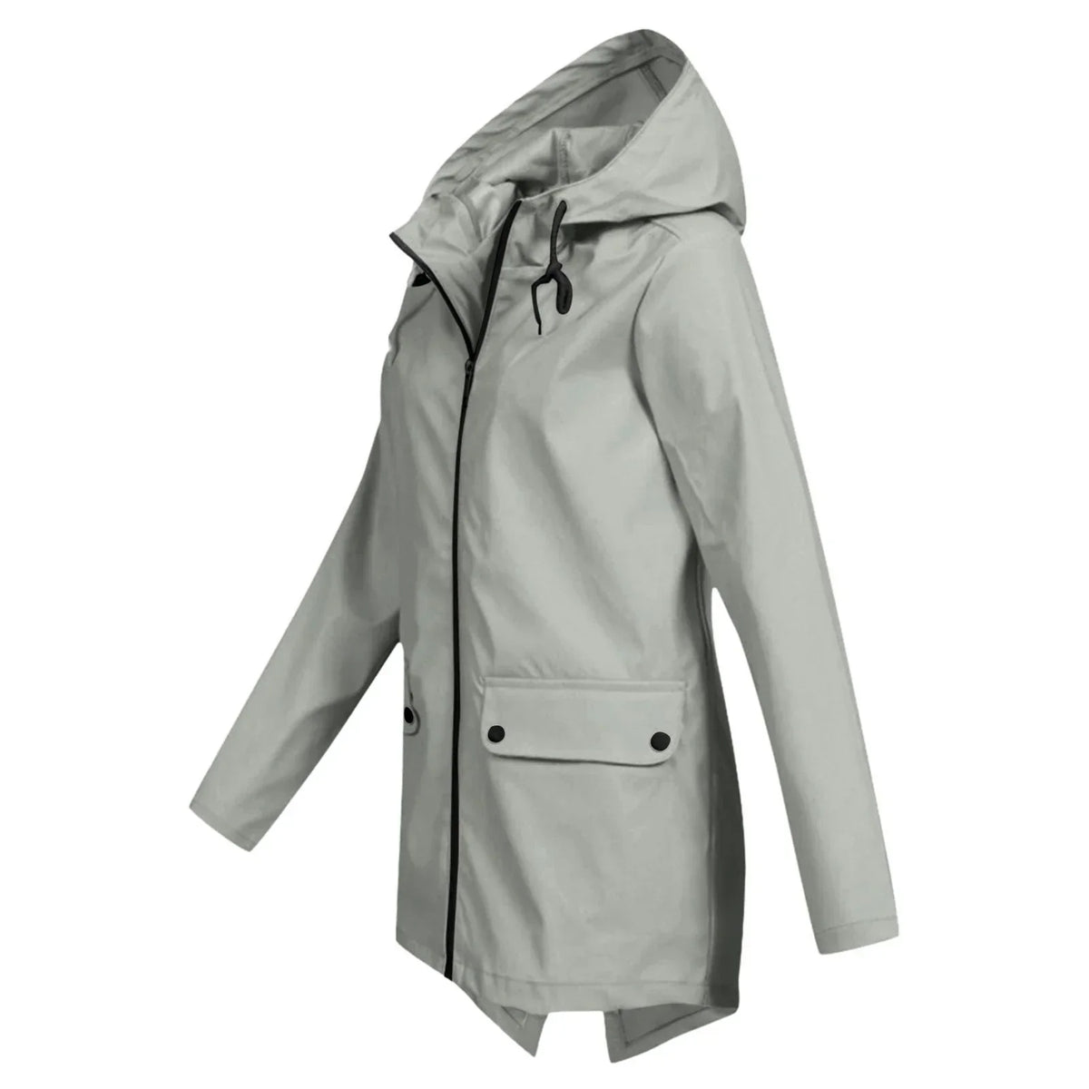 Jolenne – Dames Regenjas Waterdicht Met Verstelbare Capuchon en Elegante Look