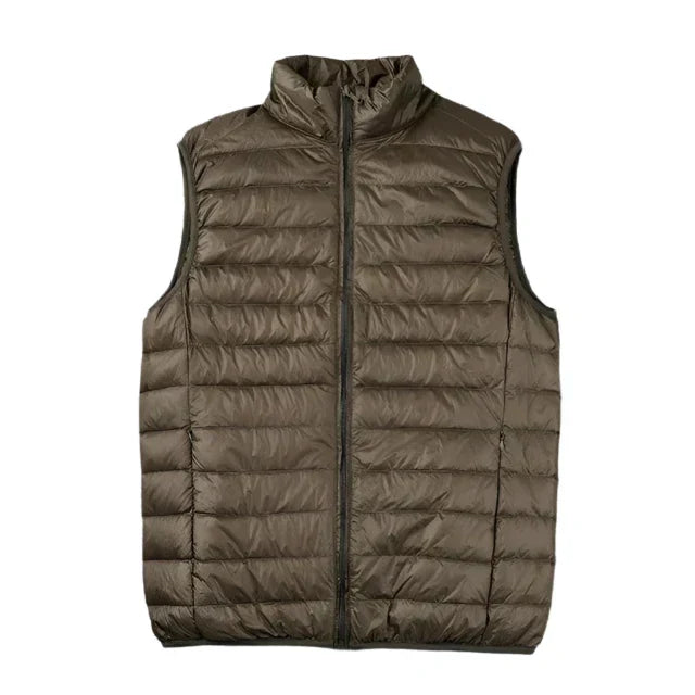 Heren Bodywarmer Gewatteerd Gilet met Rits Casual Heren
