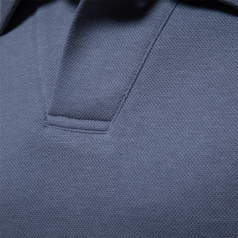 Heren Polo Shirt Lange Mouw Casual Poloshirt Heren Slim Fit