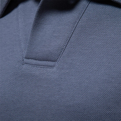 Heren Polo Shirt Lange Mouw Casual Poloshirt Heren Slim Fit