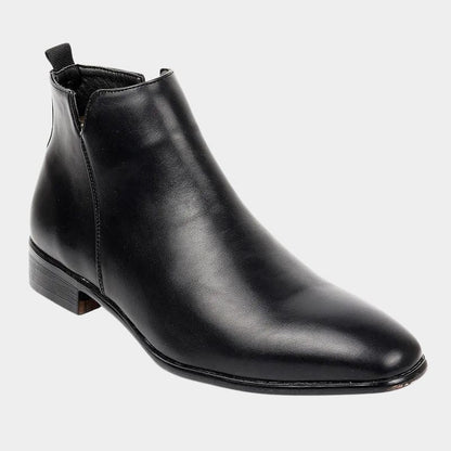 Heren Retro Laarzen Met Rits – Klassiek Model Met Stevige Zool
