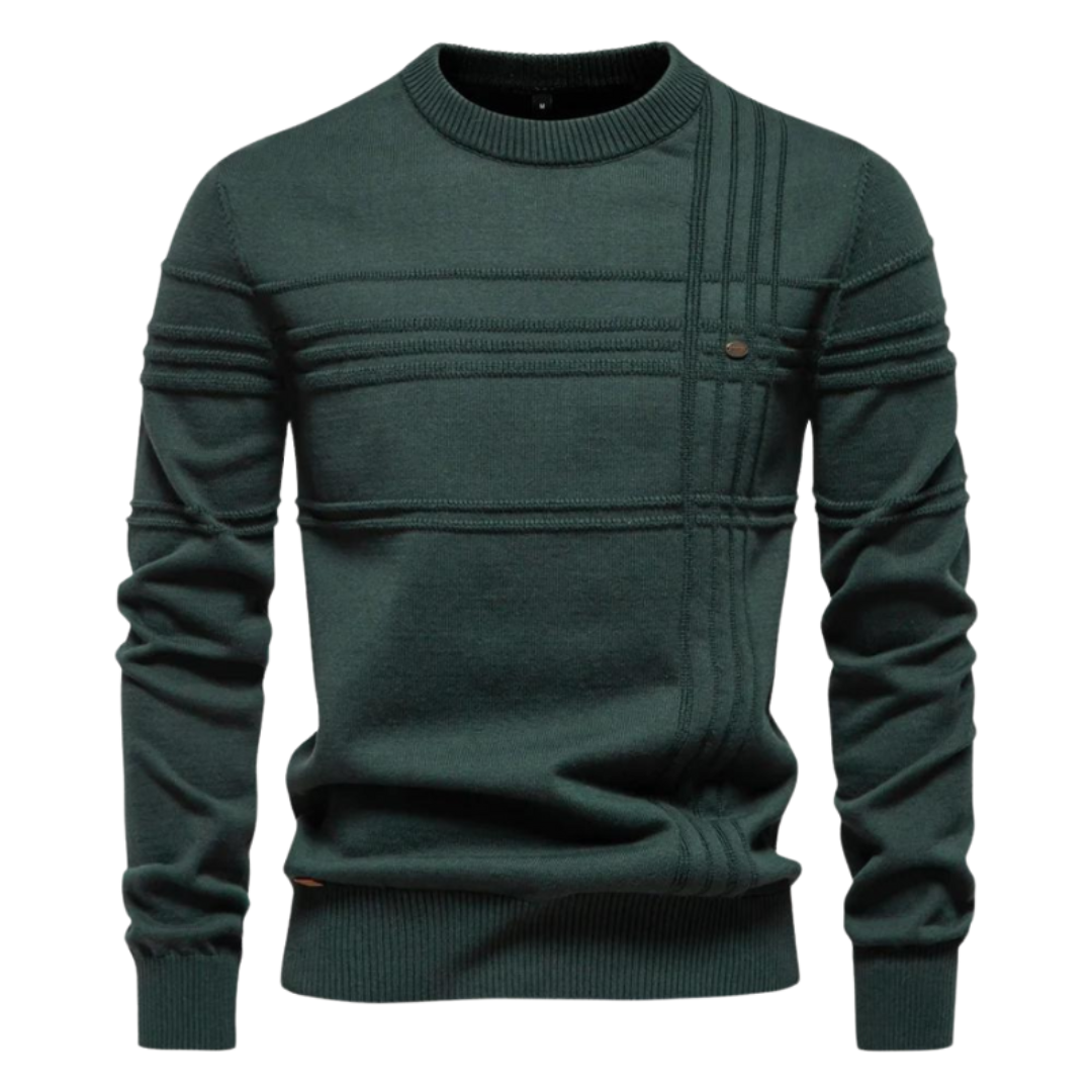 Heren Trui Met Streepdesign – Warme Trui Heren Casual & Elegant