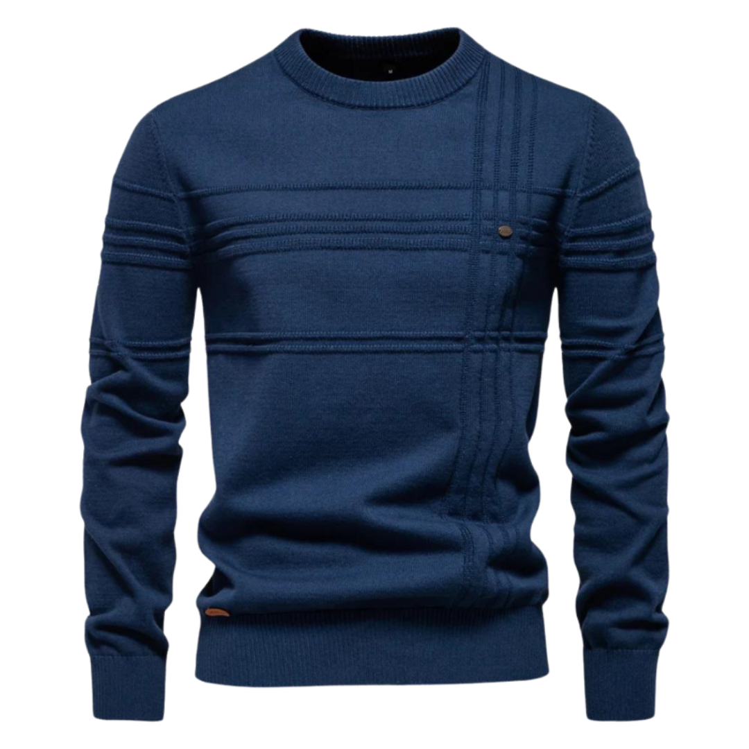 Heren Trui Met Streepdesign – Warme Trui Heren Casual & Elegant