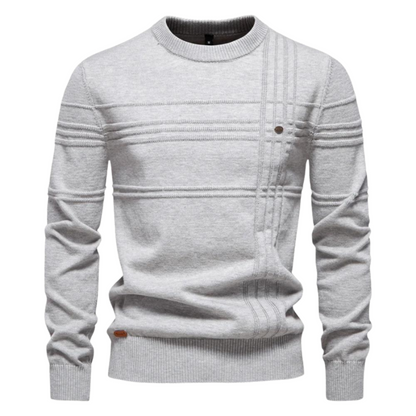 Heren Trui Met Streepdesign – Warme Trui Heren Casual & Elegant