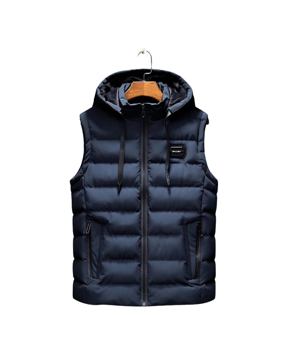 Marzio – Heren Bodywarmer Met Capuchon Modern Lichtgewicht Gewatteerd