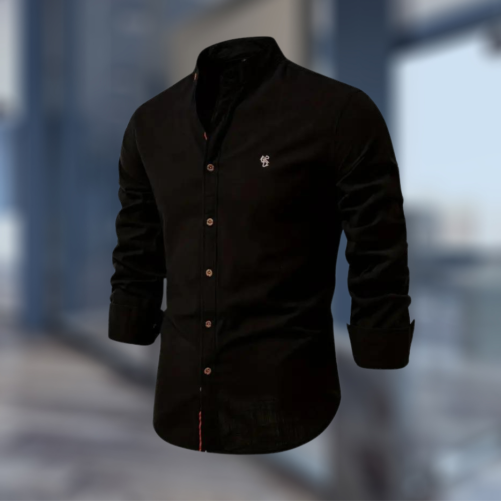 Heren Overhemd Lange Mouw Slim Fit Casual Heren Shirt