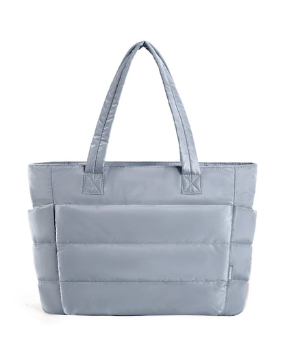 Dames Shopper Tas – Gewatteerde Schoudertas Licht & Ruim