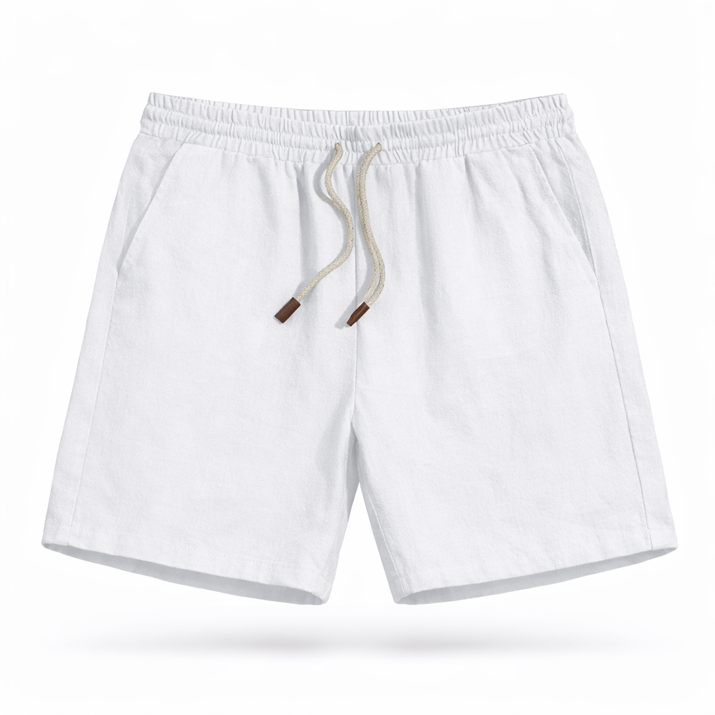 Linnen Shorts - Elastische Taille met Trekkoord