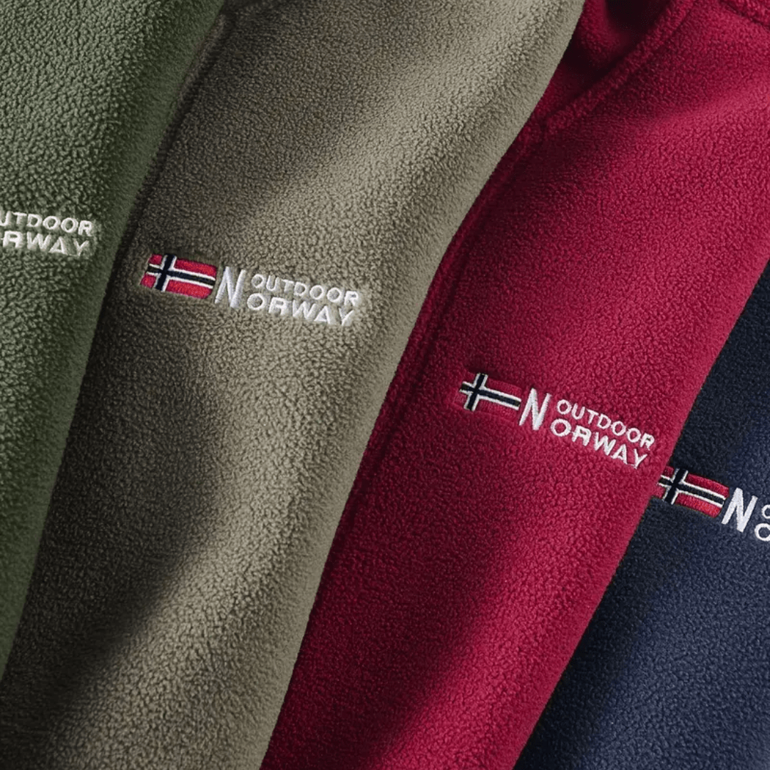 Heren Winddicht Fleece Jack met Capuchon - Gevoerd Fleecevest met Rits