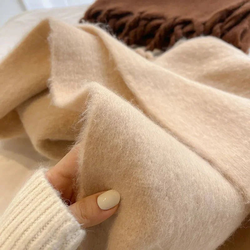 Dames Warme Sjaal Winter – Zachte Luxe Shawl