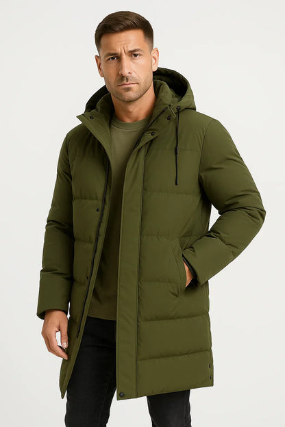 Heren Winterjas Waterdicht Puffer – Warme Gewatteerde Jas Winter Waterproof