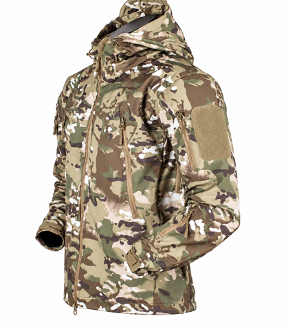 Heren Winddichte Outdoor Jas met Fleecevoering