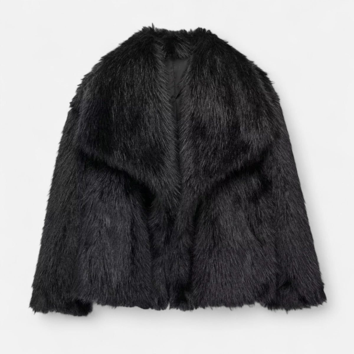Dames Winterjas Elegant – Warme Fluffy Mantel