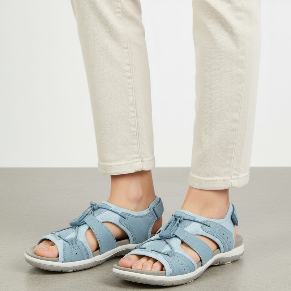 Dames Sandalen Comfort Sandalen Verstelbare Bandjes Antislip Zomer