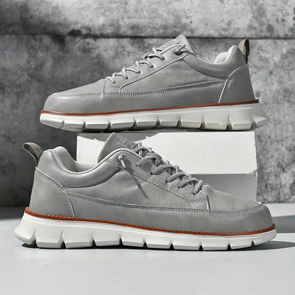 Heren Leren Sneakers – Lichtgewicht Draagcomfort