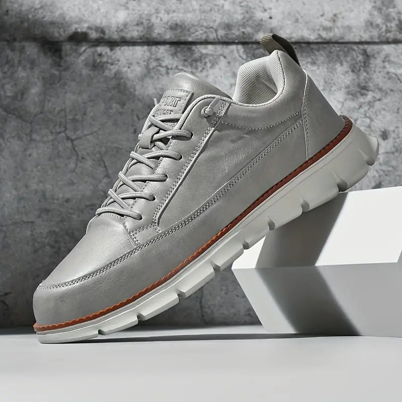 Heren Leren Sneakers – Lichtgewicht Draagcomfort