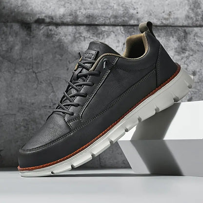 Heren Leren Sneakers – Lichtgewicht Draagcomfort