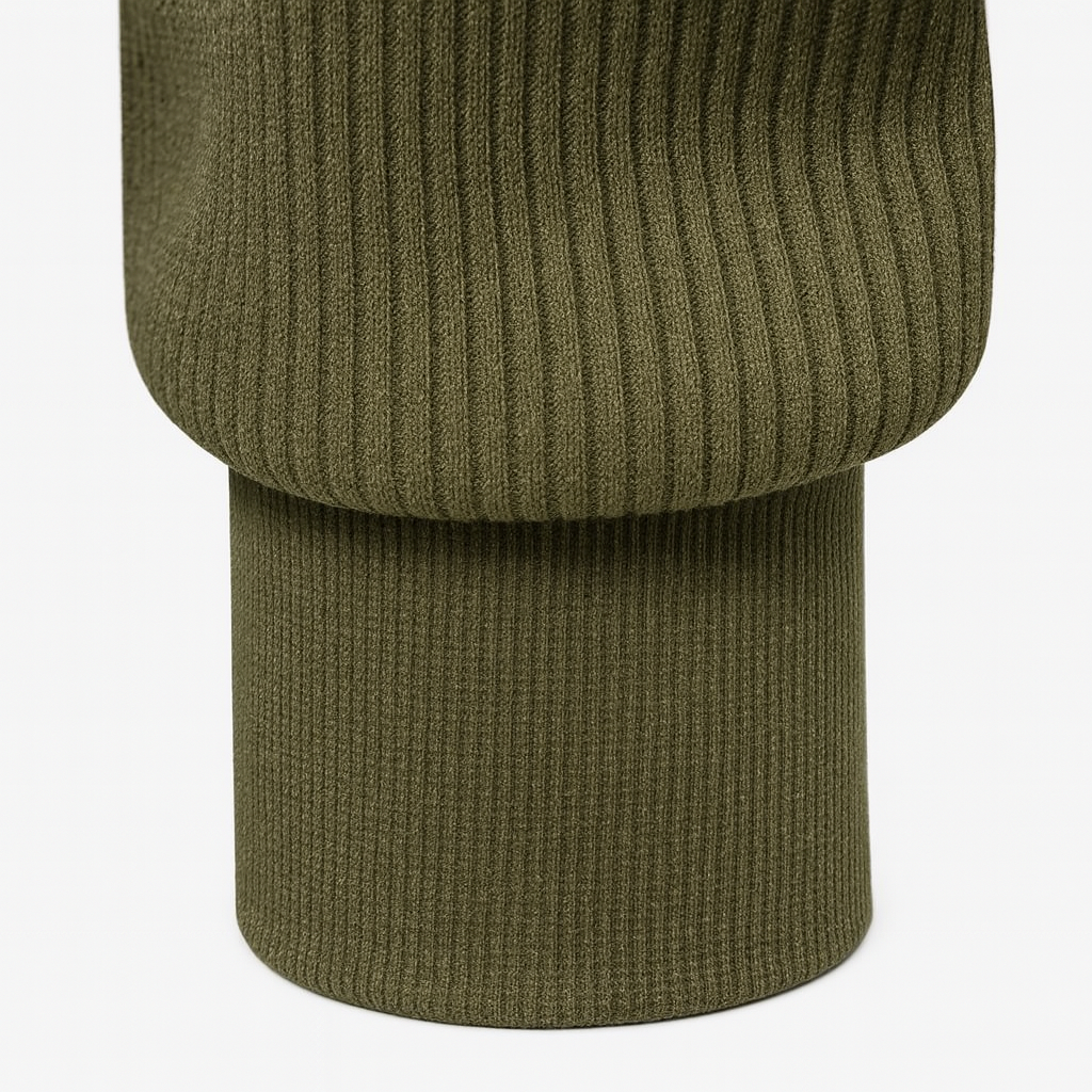 Heren Quarter-Zip Trui - Katoenblend met Fleece Voering