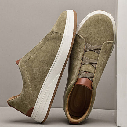 Heren Suède Schoenen – Comfortabele Instappers & Tijdloze Klasse