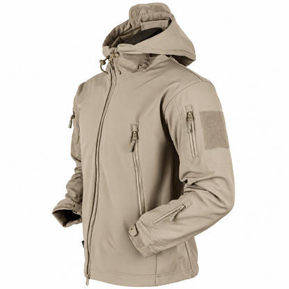 Heren Winddichte Outdoor Jas met Fleecevoering