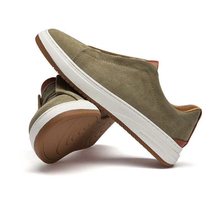 Heren Suède Schoenen – Comfortabele Instappers & Tijdloze Klasse