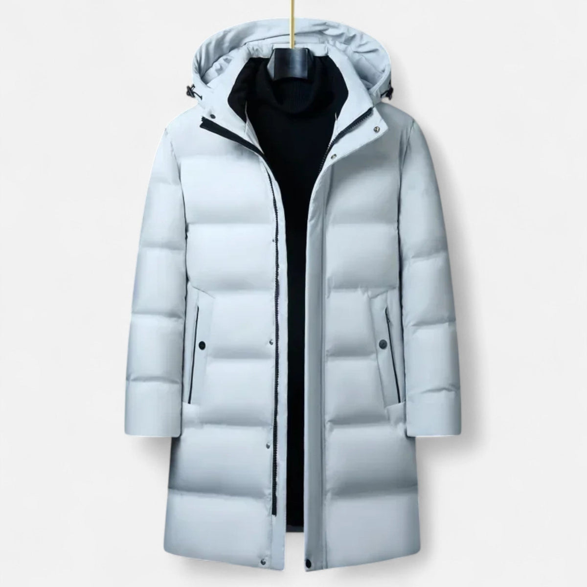 Heren Winter Parka – Warme Lange Jas Heren Winter Waterafstotend Winddicht