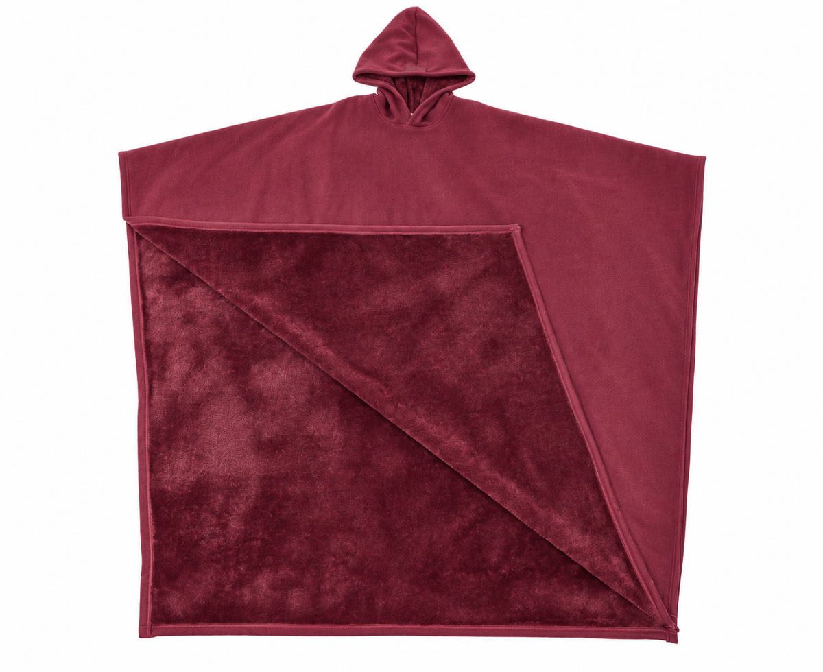Oversized Hoodie Deken met Capuchon - Zachte Fleece Draagbare Deken