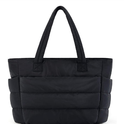 Dames Shopper Tas – Gewatteerde Schoudertas Licht & Ruim