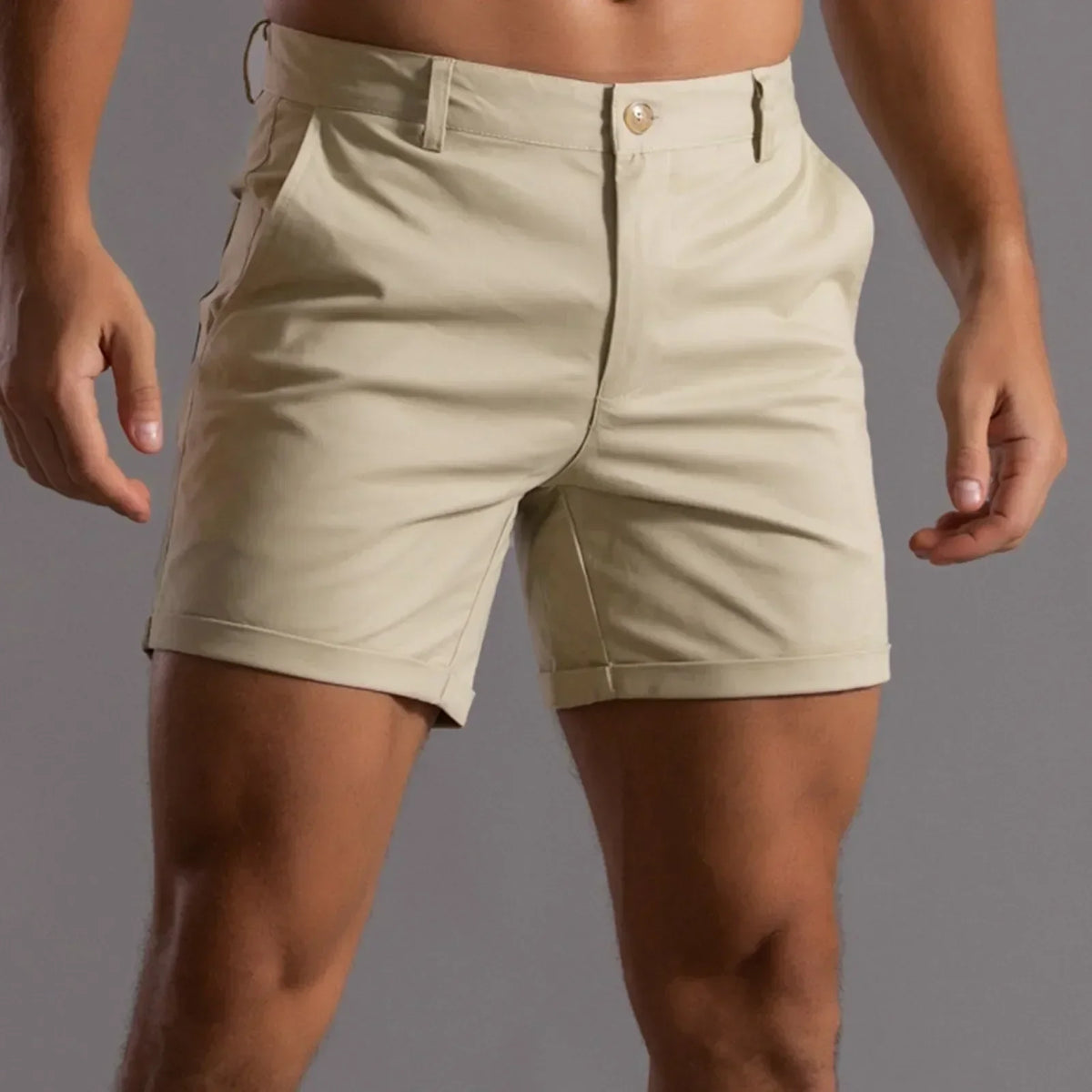 Tom – Chino Short Heren Zomer Korte Broek Heren Casual Short Slim Fit