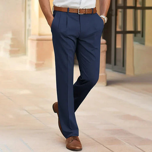 Brent – Heren Pantalon Slim Fit Nette Broek Comfortabel
