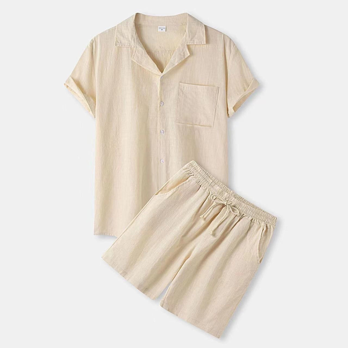 Kai – Heren Zomerset Korte Broek Shirt Heren Casual Set Strandkleding Heren