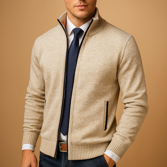 Heren Vest Met Rits – Warm, Comfortabel & Tijdloos