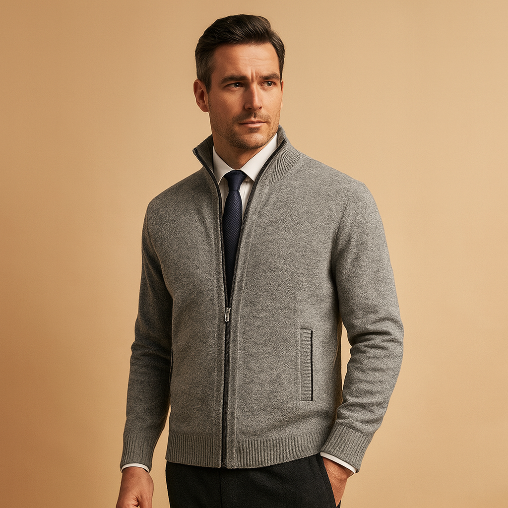 Heren Vest Met Rits – Warm, Comfortabel & Tijdloos