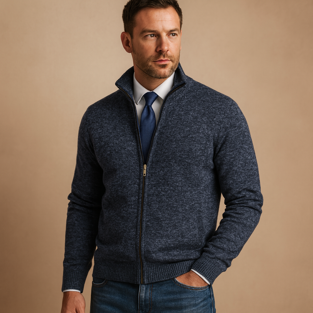 Heren Vest Met Rits – Warm, Comfortabel & Tijdloos