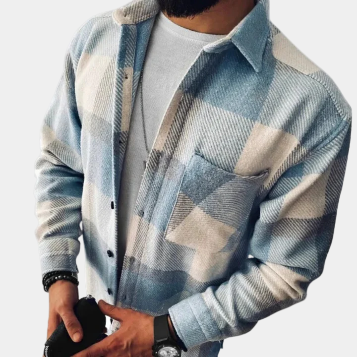 Heren Overshirt Geruit – Warm Overshirt Heren Met Voering Casual & Outdoor