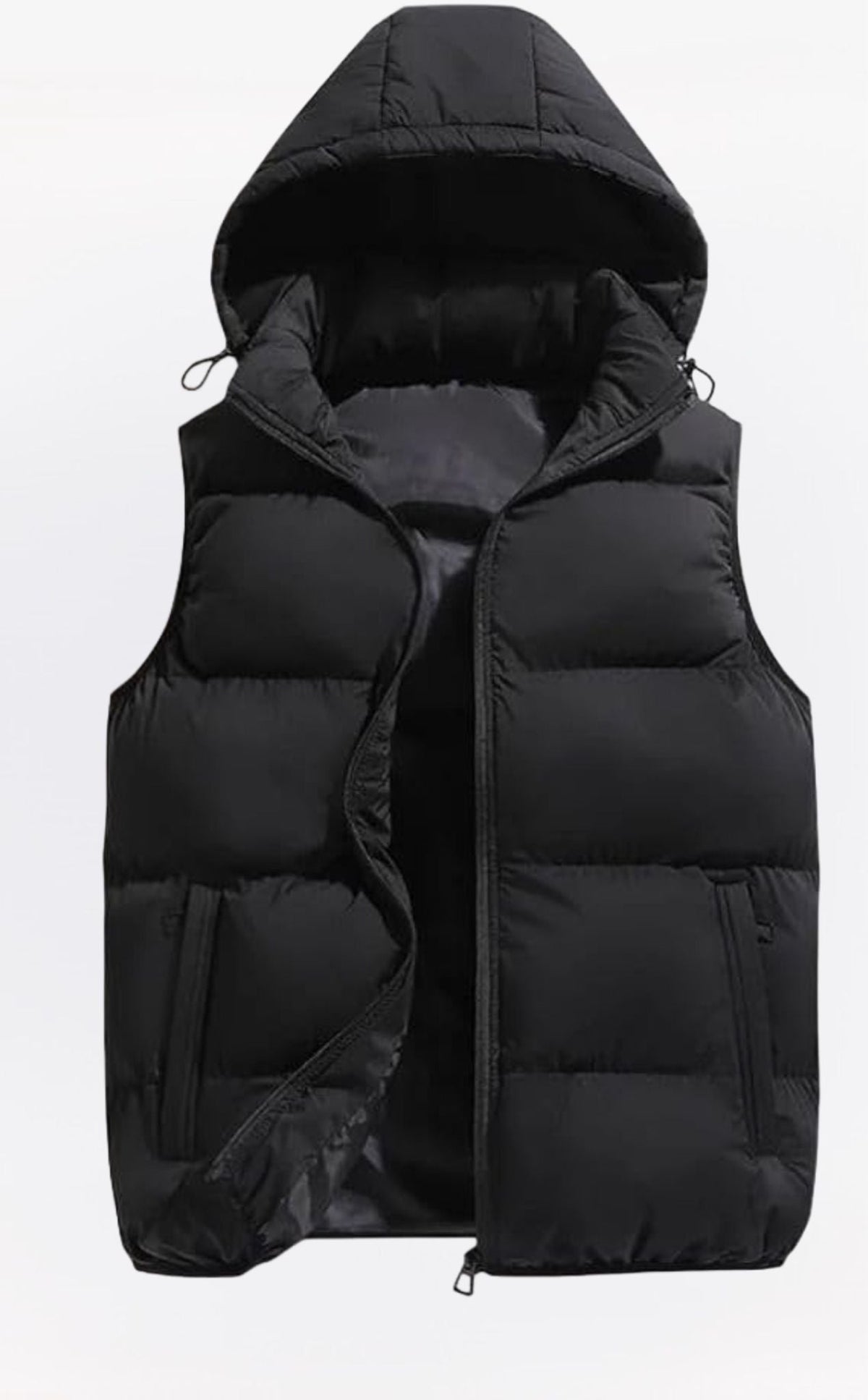 Heren Bodywarmer met Capuchon Gevoerd Heren Gilet Casual