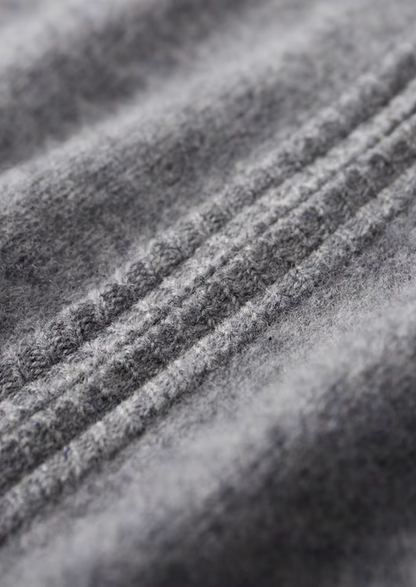 Luxe Heren Loungewear Set – Gebreid, Ritssluiting & Comfortabele Pasvorm