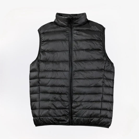 Heren Bodywarmer Gewatteerd Gilet met Rits Casual Heren