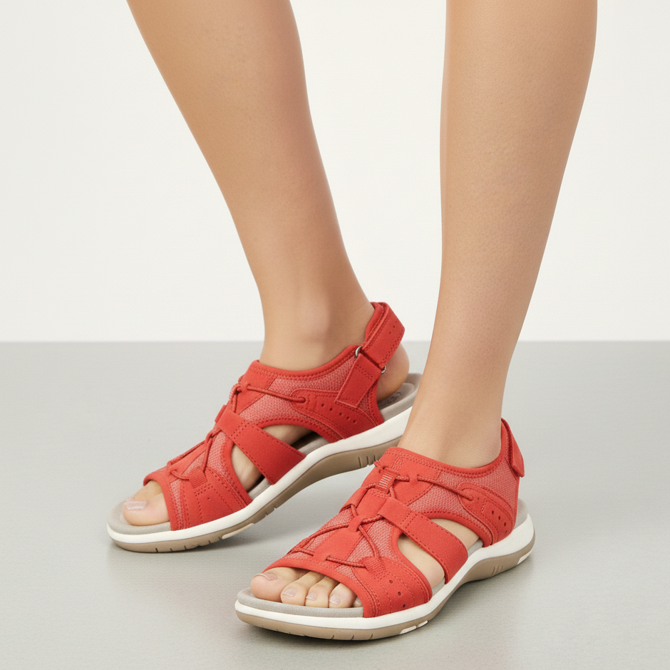 Dames Sandalen Comfort Sandalen Verstelbare Bandjes Antislip Zomer