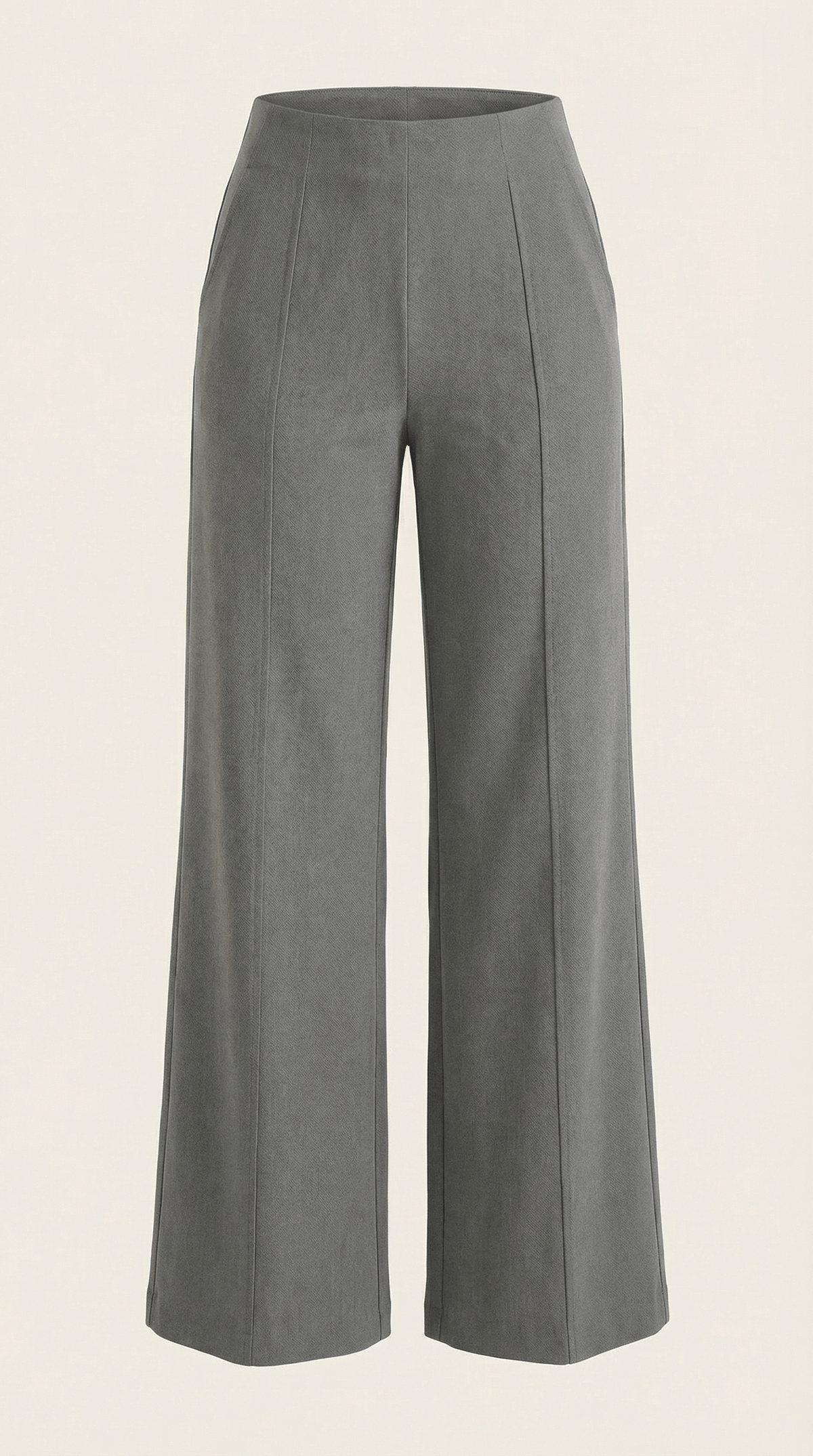 Dames Pantalon Wide Leg – Hoge Taille Elegant