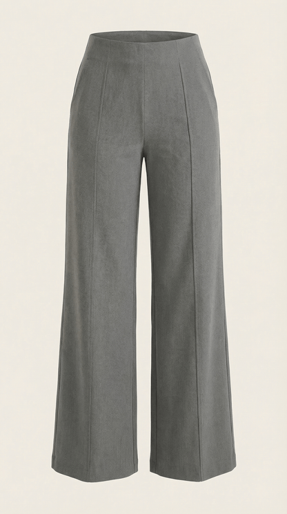 Dames Pantalon Wide Leg – Hoge Taille Elegant