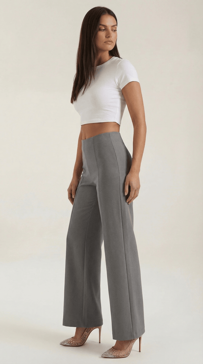 Dames Pantalon Wide Leg – Hoge Taille Elegant