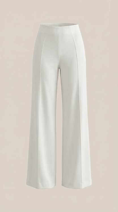 Dames Pantalon Wide Leg – Hoge Taille Elegant