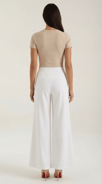 Dames Pantalon Wide Leg – Hoge Taille Elegant