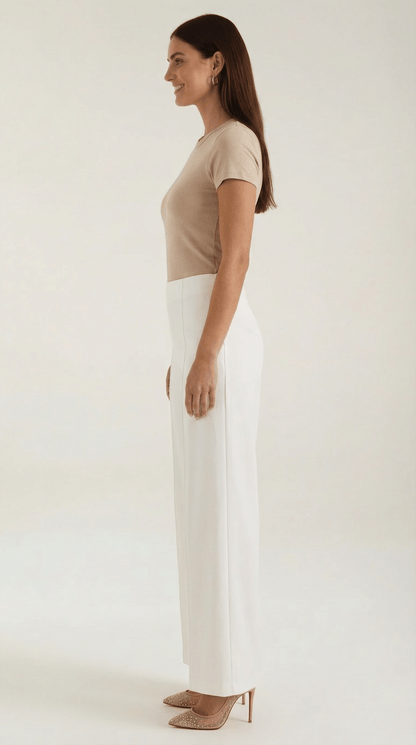 Dames Pantalon Wide Leg – Hoge Taille Elegant