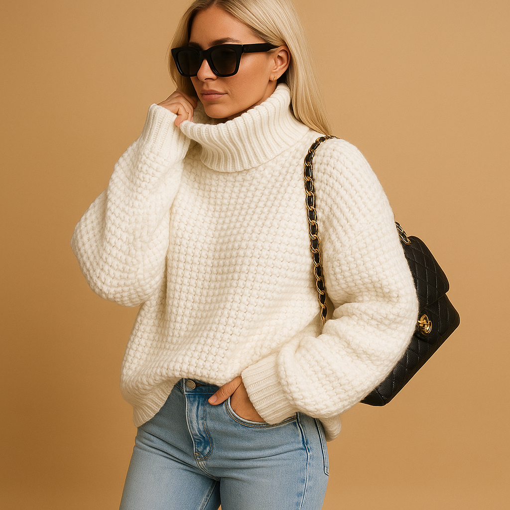 Dames Coltrui Gebreid – Warm, Ademend & Tijdloos