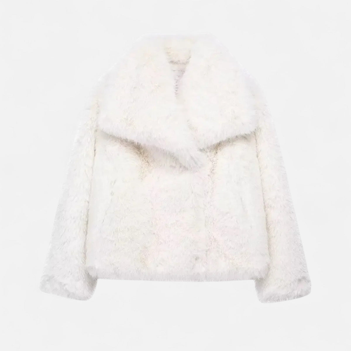 Dames Winterjas Elegant – Warme Fluffy Mantel