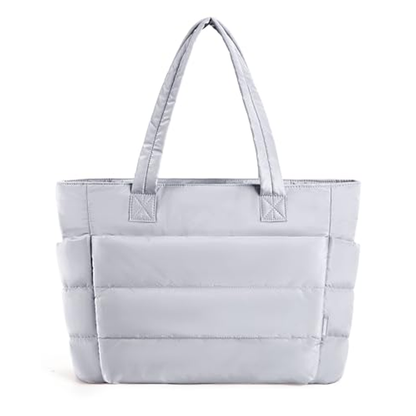 Dames Shopper Tas – Gewatteerde Schoudertas Licht & Ruim